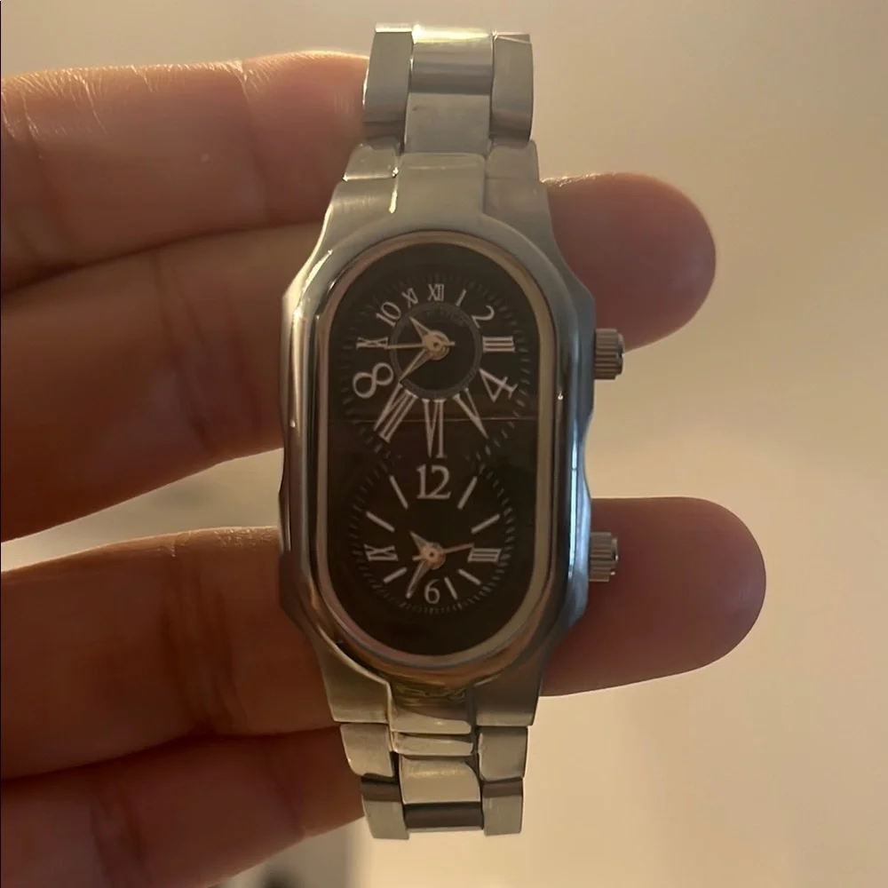 Philippe Starck Silver and Black Watch